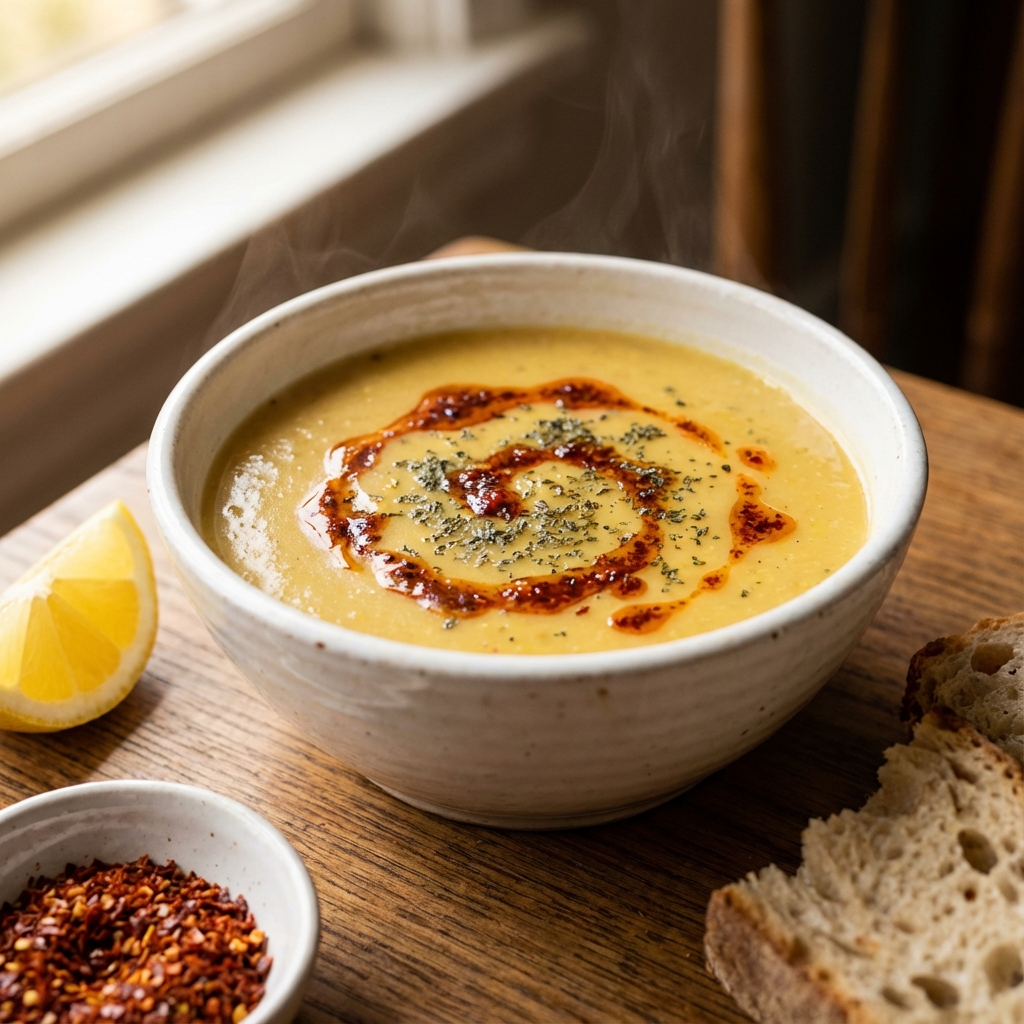 Süzme Mercimek Çorbası